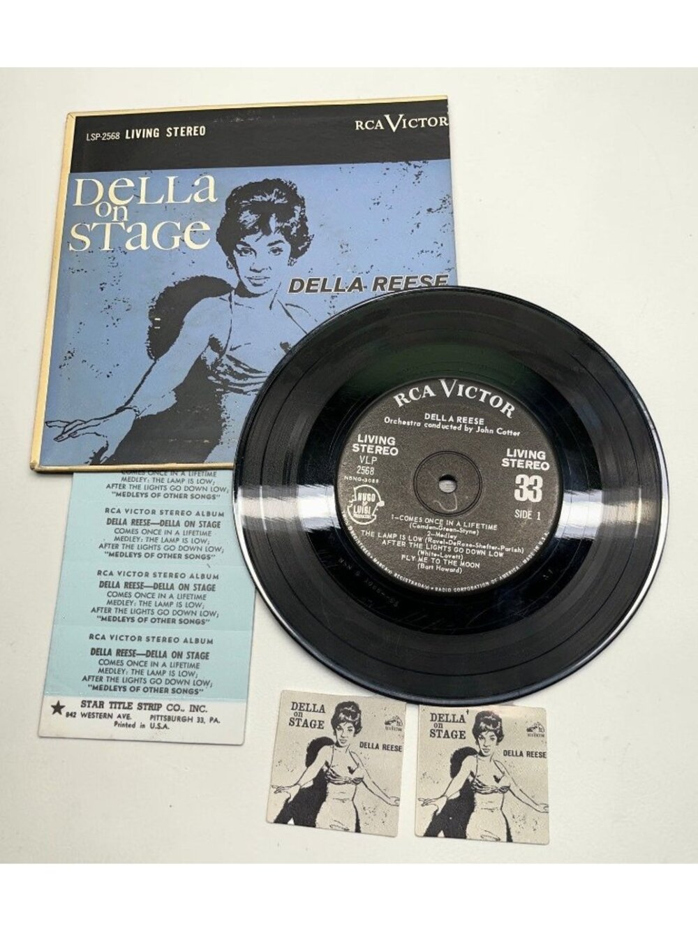 Della Reese On Stage Compact 33 Jukebox Record 7" Vinyl EP RCA Victor VLP 2568